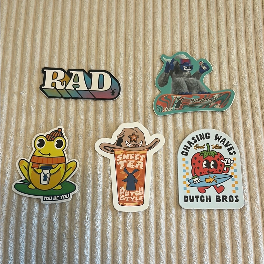Dutch Bros Sticker set- Reserved